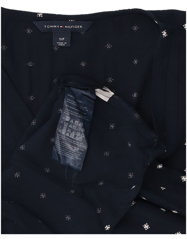 Bluză pentru femei Tommy Hilfiger cu model abstract, Marea Britanie 10 Mic, bleumarin