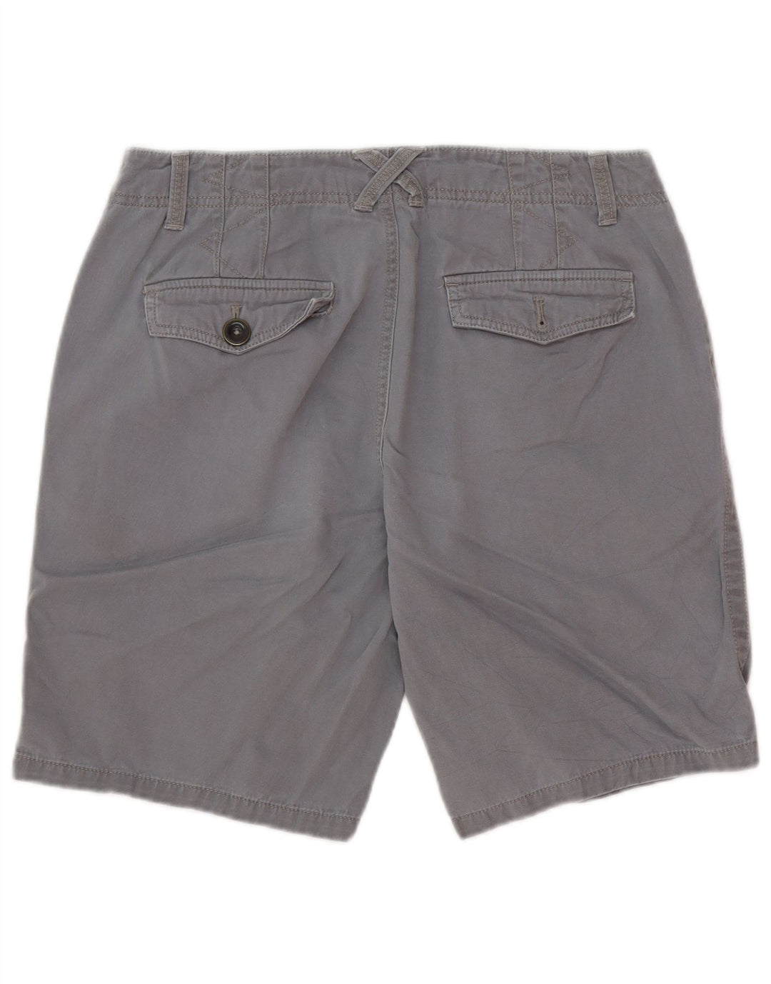 Pantaloni scurti chino pentru femei Eddie Bauer US 8 Medium W30 bumbac gri