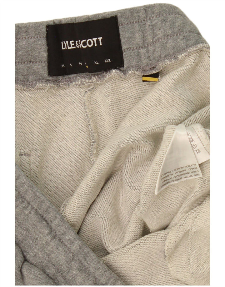 LYLE & SCOTT Pantaloni de trening pentru bărbați Joggeri mari, gri, bumbac