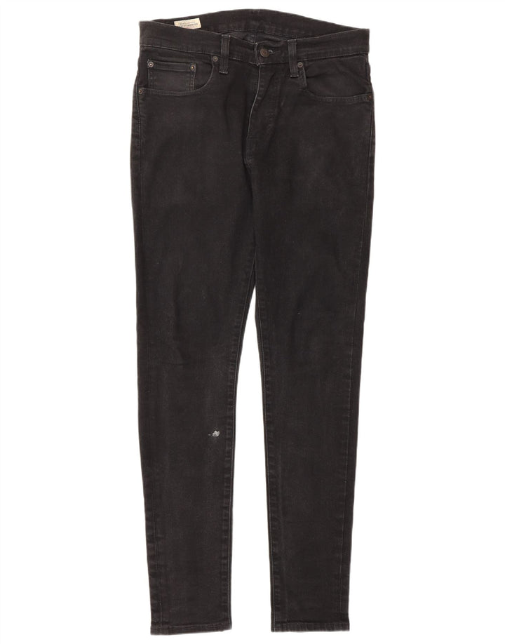 Blugi skinny conici pentru bărbați LEVI'S W32 L32 bumbac negru