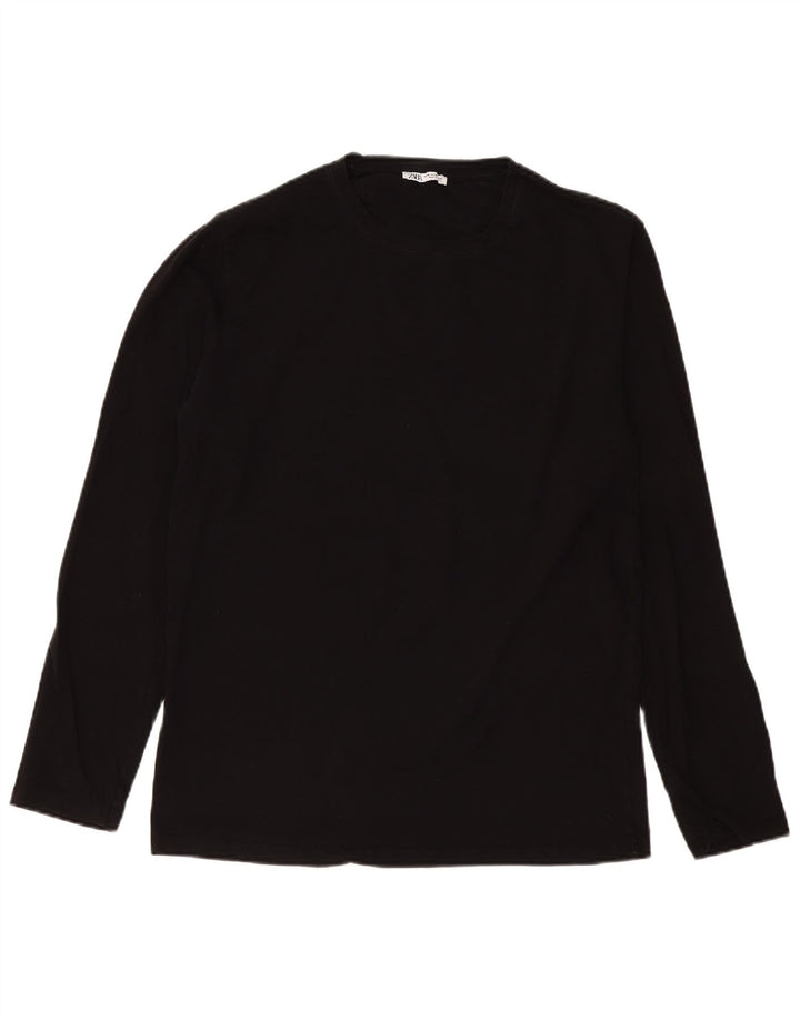 Top pentru bărbați Zara cu mânecă lungă XL negru