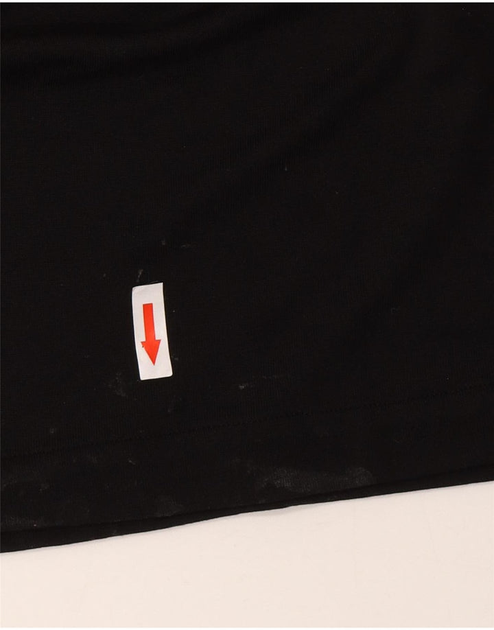 Massimo Dutti rochie maxi fără mâneci pentru femei UK 10 mic negru Lyocell