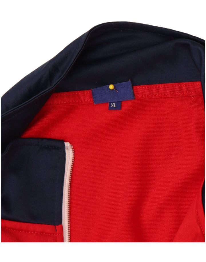 Jachetă de trening pentru bărbați Asics, XL, roșu, bloc de culoare