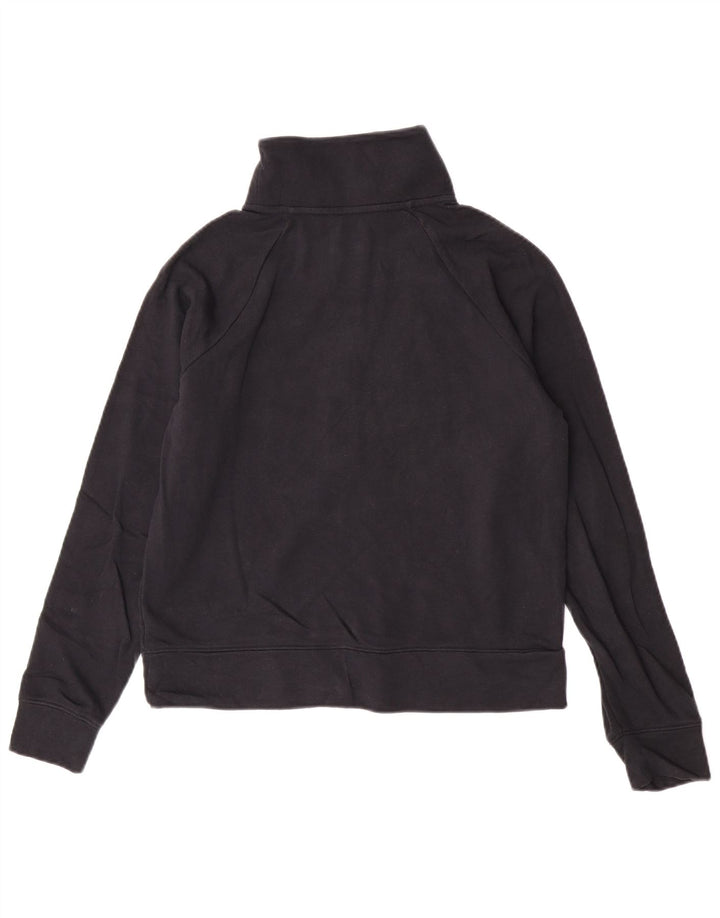 Top de trening Under Armour pentru femei, cu fermoar și gât, UK 10, negru