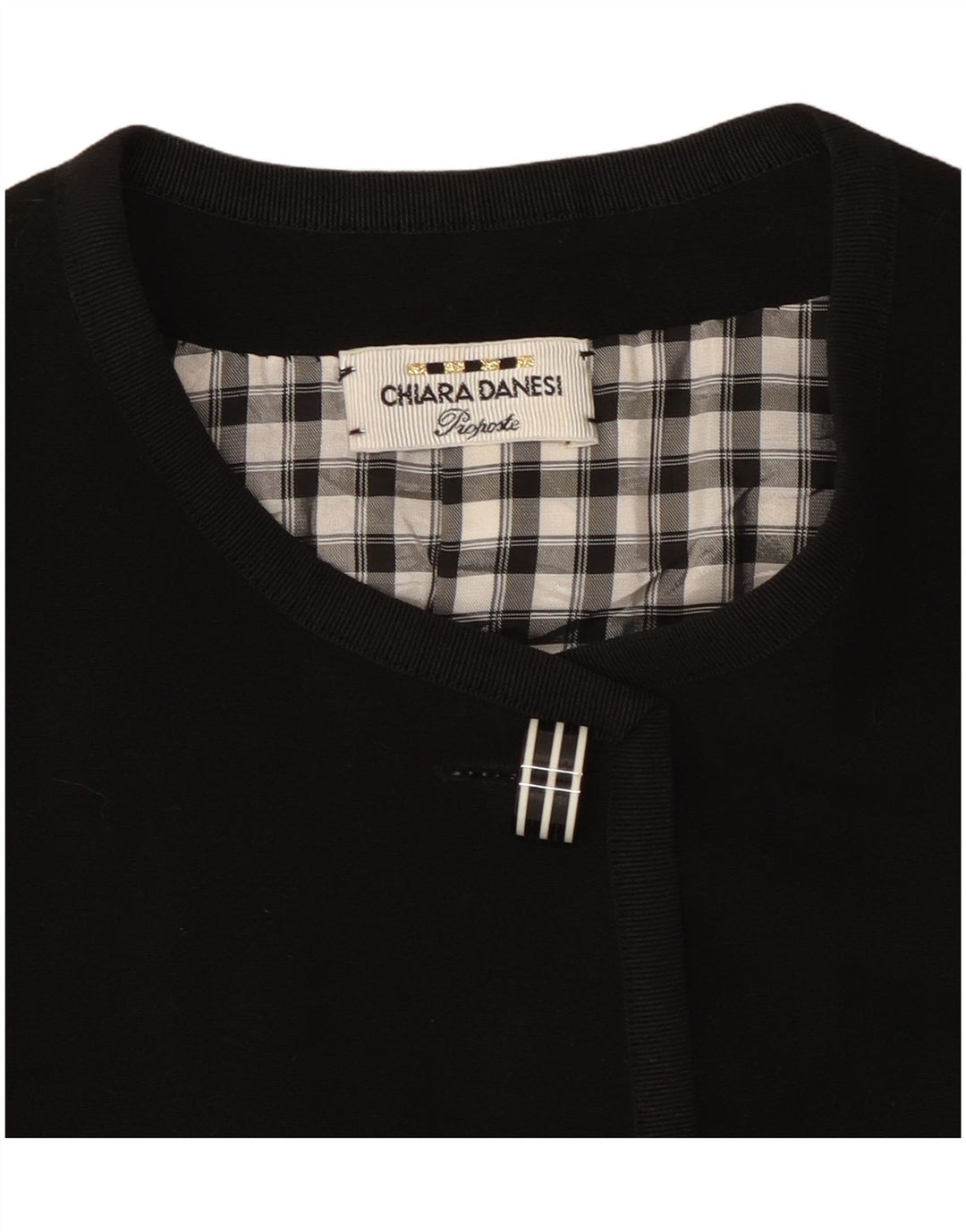 Jachetă Blazer Vintage pentru femei cu 5 nasturi UK 12 Medium Black