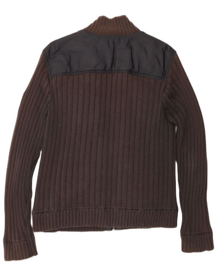 Jachetă pentru bărbați Calvin Klein Jeans UK 36 Mic, maro, nailon color bloc