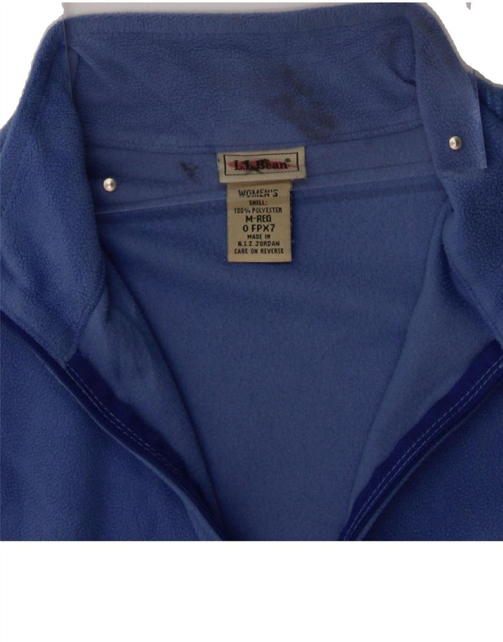L.L.BEAN Womens Fleece Gilet UK 14 Medium Blue Polyester Vintage L.L.Bean and Second-Hand L.L.Bean from Messina Hembry 