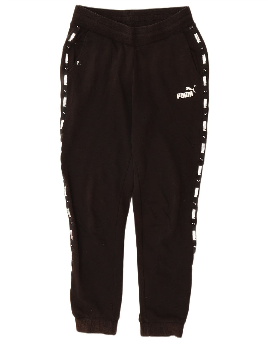 Pantaloni de trening cu grafică Puma pentru bărbați Pantaloni de jogging mici, negru