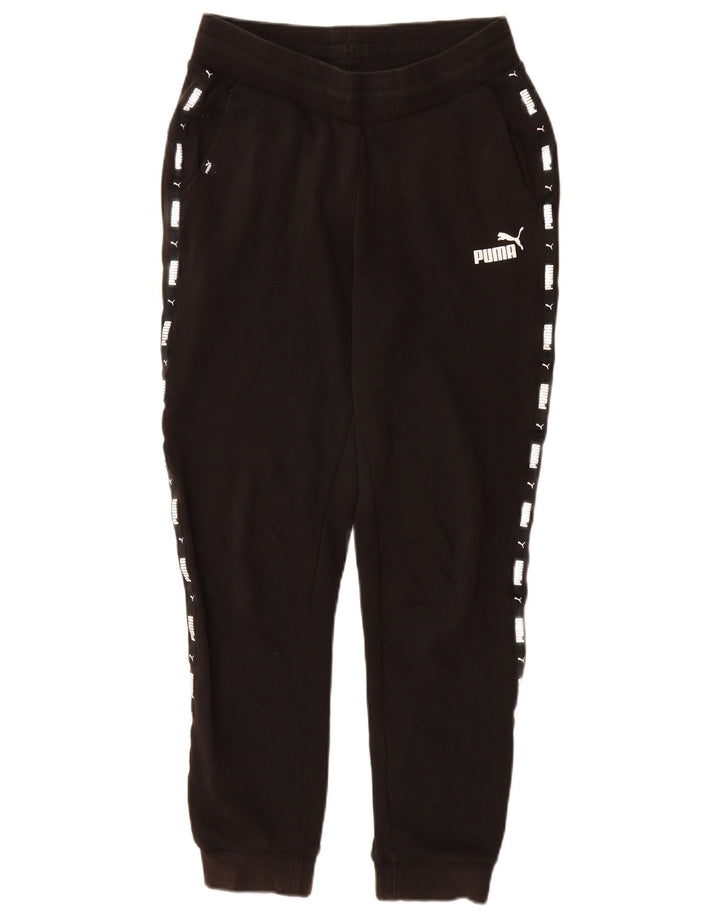 Pantaloni de trening cu grafică Puma pentru bărbați Pantaloni de jogging mici, negru