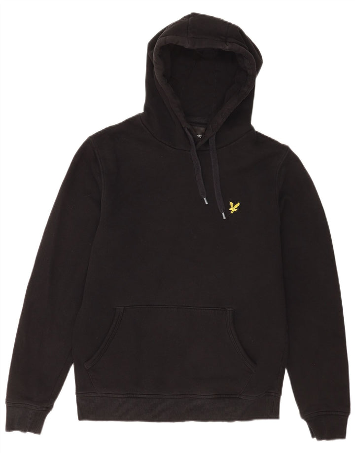 Pulover Lyle & Scott pentru bărbați, bumbac, negru
