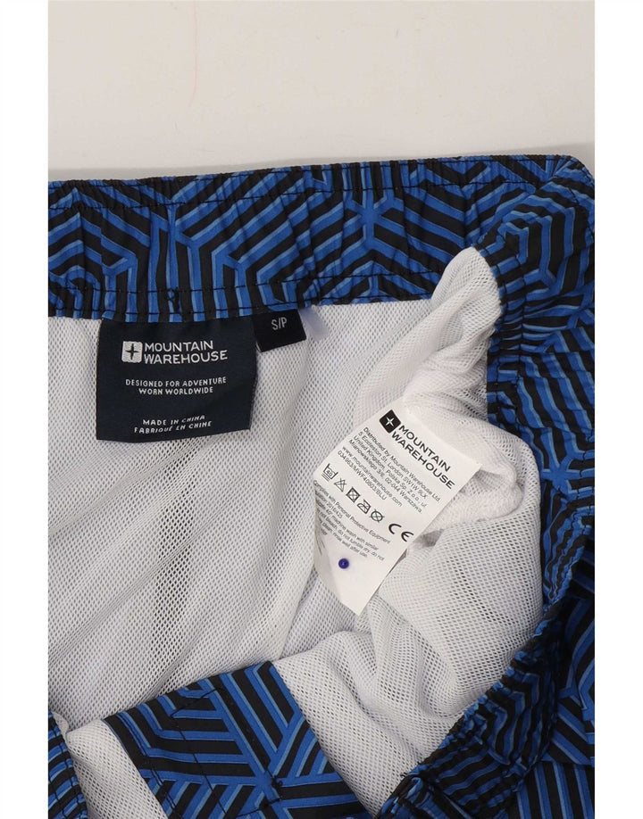 Pantaloni scurți de baie Mountain Warehouse pentru femei, poliester geometric, albastru mic