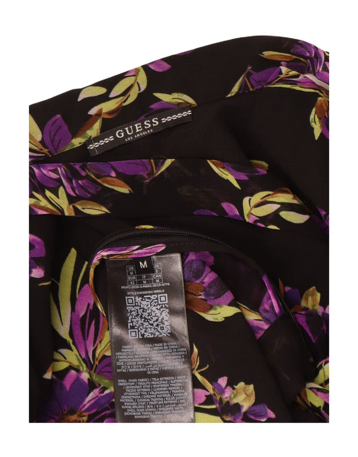 Bluză Guess pentru femei Liliac, UK 8, Poliester Floral Negru