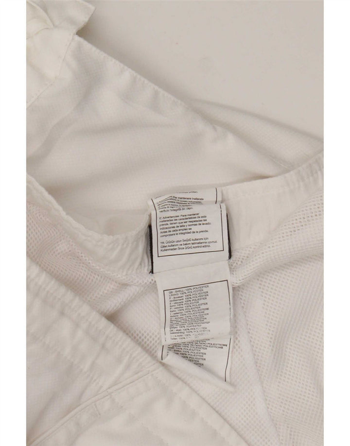 Pantaloni de trening Capri pentru femei Lotto UK 12 Poliester alb mediu