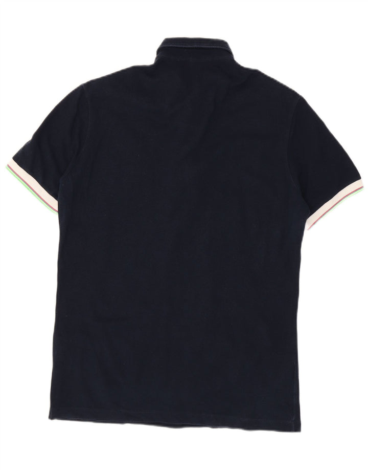 Cămașă polo Fred Perry pentru bărbați, bumbac, albastru bleumarin