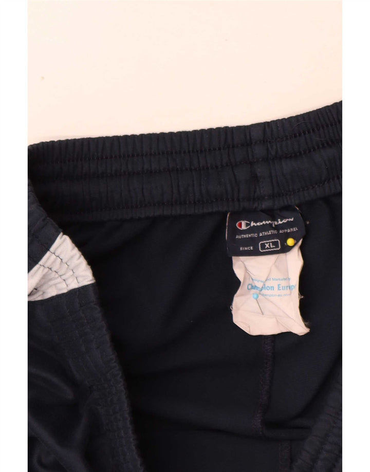 Pantaloni de trening pentru bărbați Champion, XL, albastru bleumarin, poliester color bloc