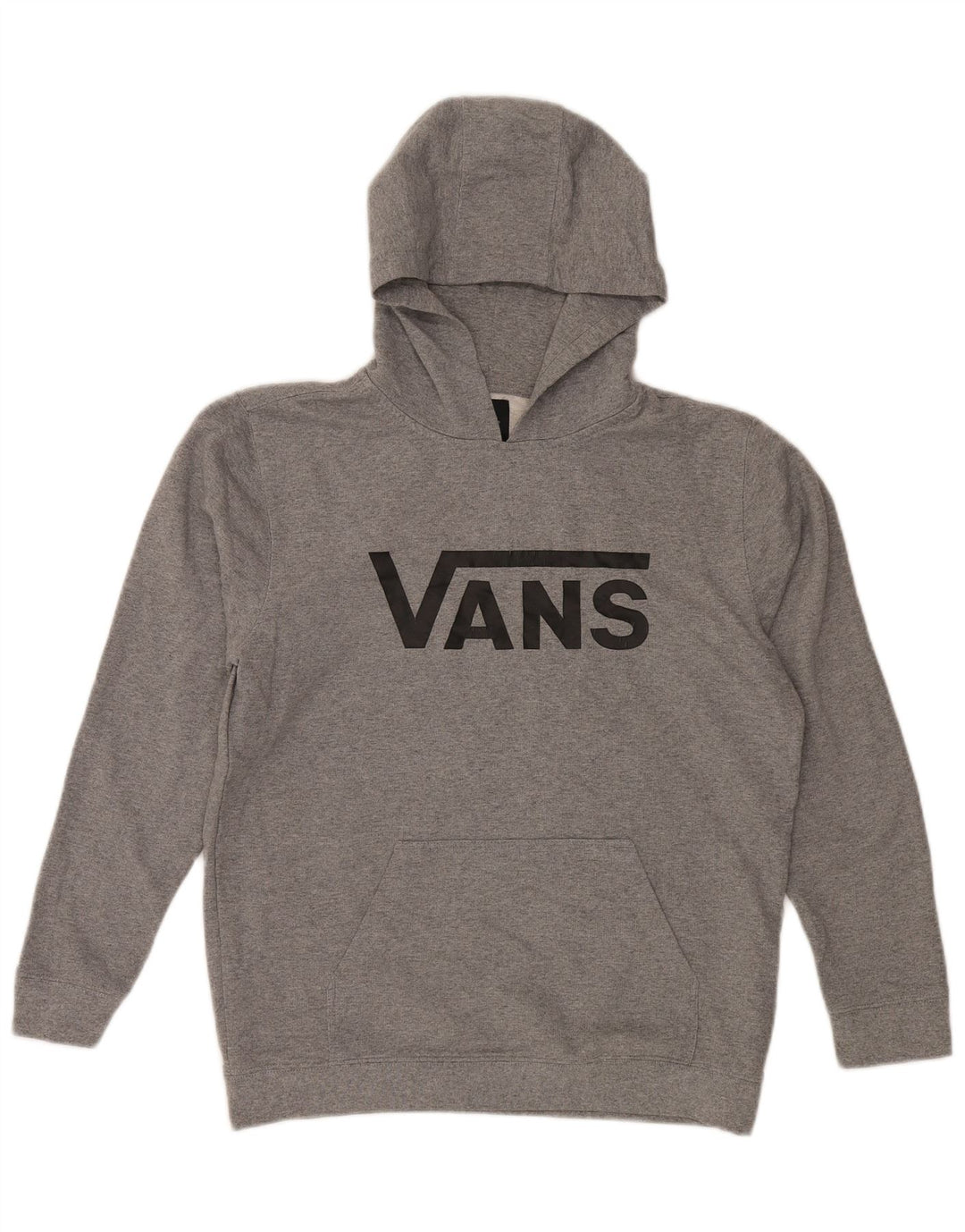 VANS Pulover cu glugă cu grafic pentru femei UK 18 XL bumbac gri
