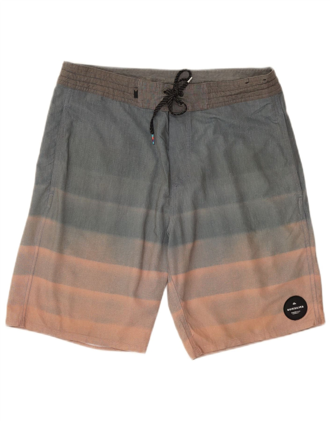 Pantaloni scurți de înot Quiksilver pentru bărbați, albastru mediu, poliester color bloc