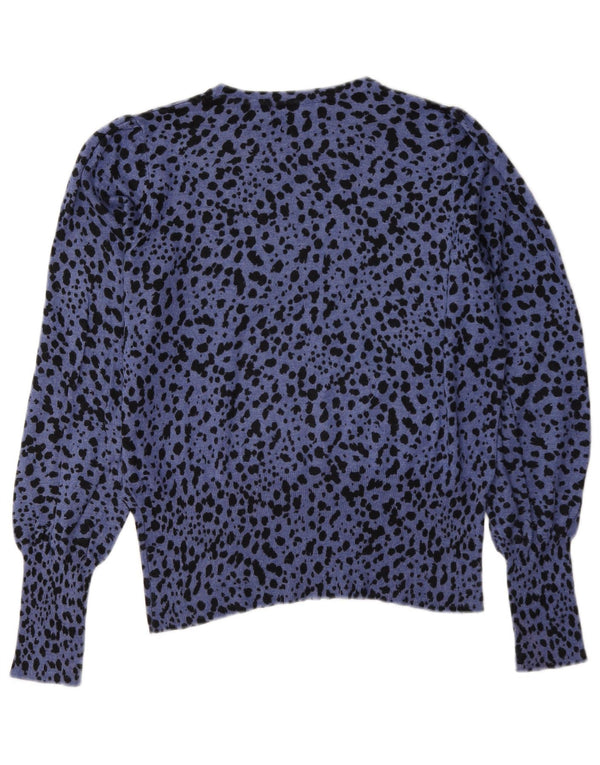 Pulover pentru femei Marks & Spencer cu decolteu cu barca UK 12 Medium Blue