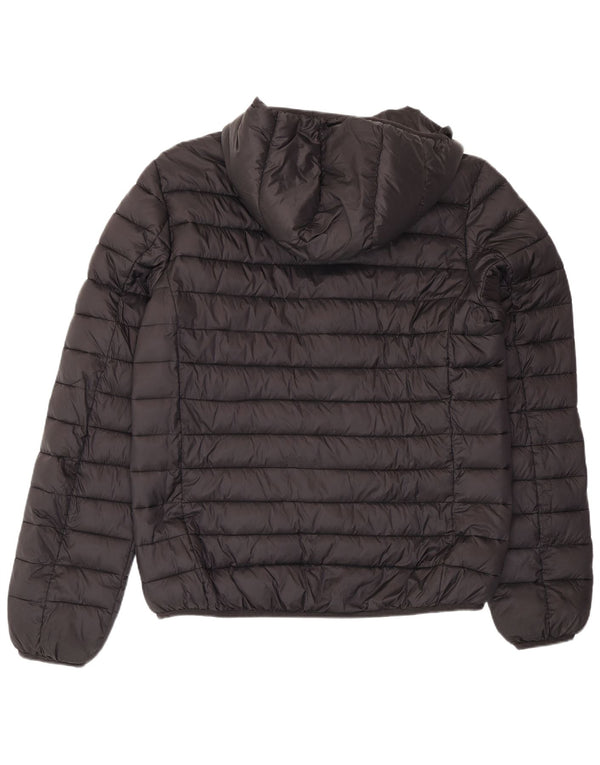 Jachetă căptușită cu glugă pentru bărbați Kappa UK 42 XL Nylon negru