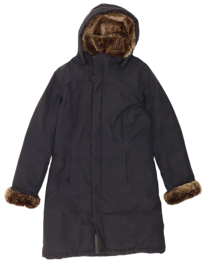 Palton căptușit cu glugă Woolrich pentru bărbați UK 38, mediu, albastru bleumarin, bumbac