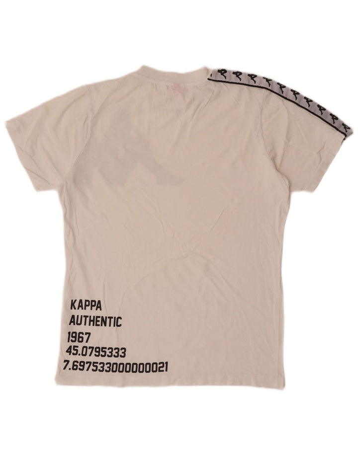 Tricou grafic pentru bărbați Kappa Top mic Bumbac alb