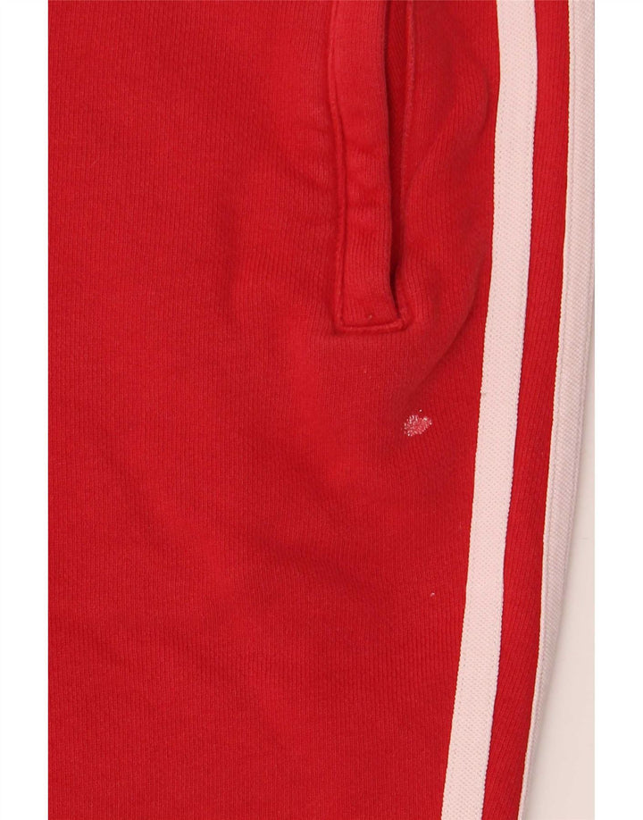 Pantaloni scurți sport adidas pentru bărbați, bumbac roșu mic