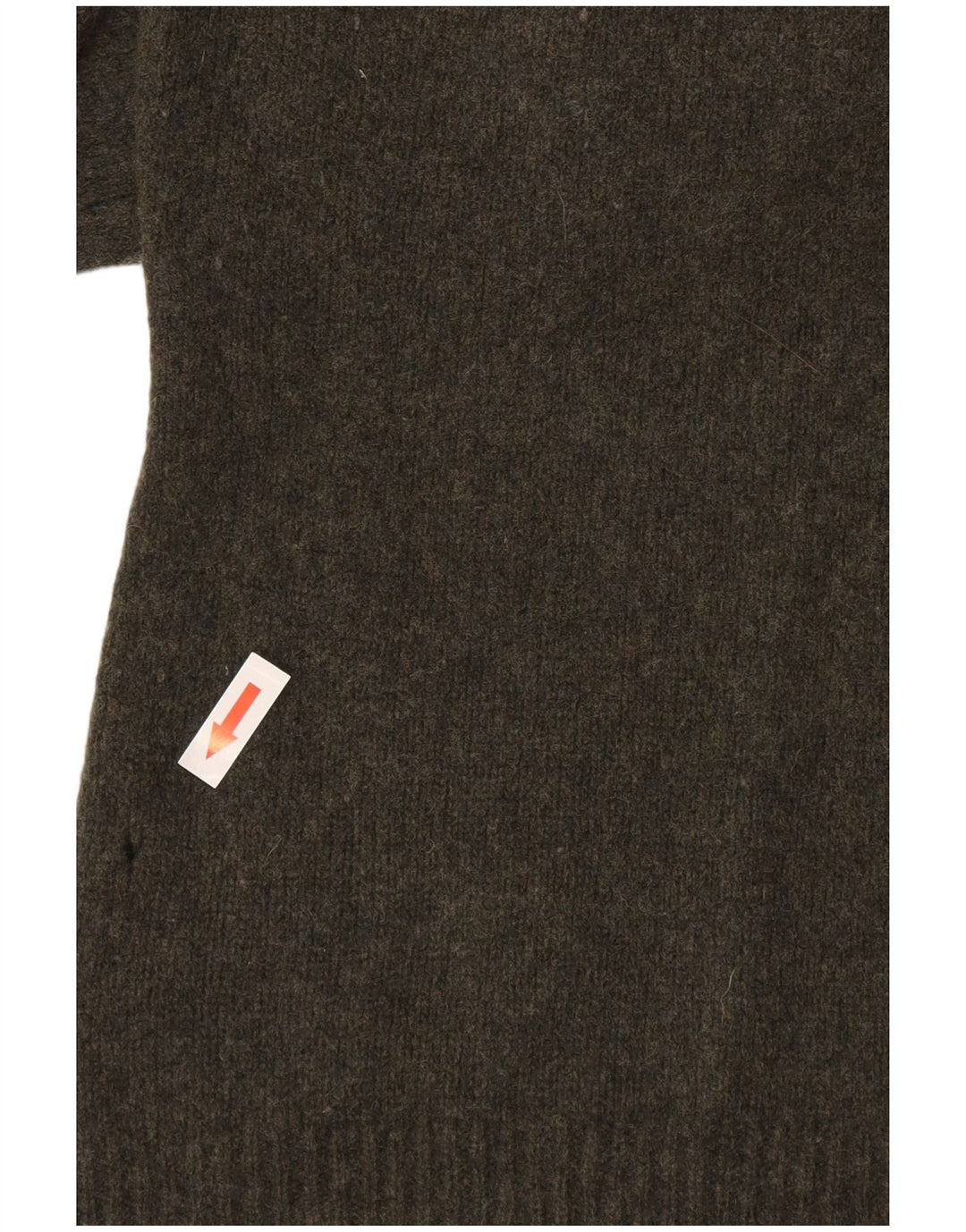 Pulover pentru femei Massimo Dutti cu gât rulat, lână verde mare UK 14