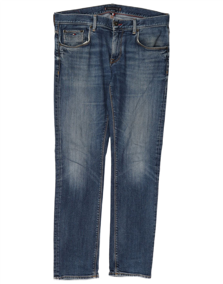 Blugi slim pentru bărbați Tommy Hilfiger W36 L30 bumbac albastru