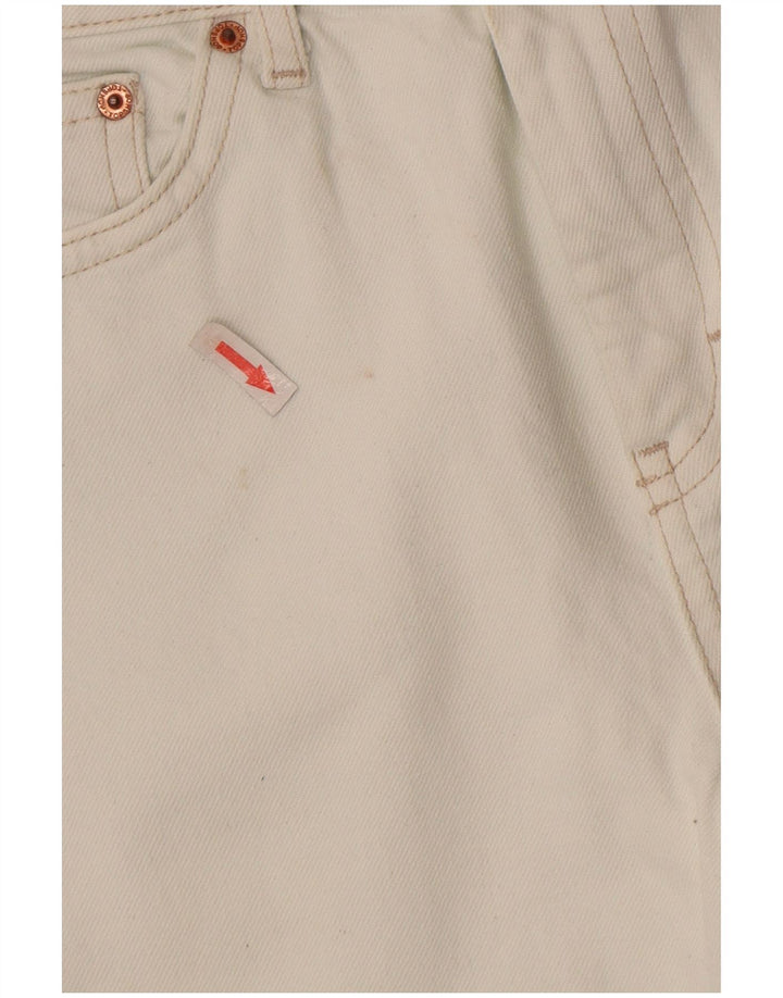 TOPSHOP Blugi Drepți Crop Femei L30 L25 Alb