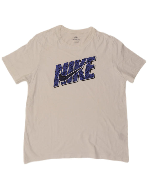 Tricou grafic pentru bărbați Nike Top XL Bumbac alb