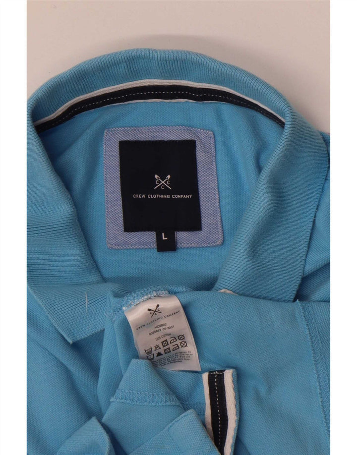 Crew Clothing Tricou polo pentru bărbați, mare, albastru, bumbac