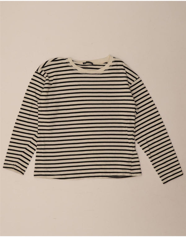 Top pentru femei Zara cu mânecă lungă UK 14 Medium Black Dunge