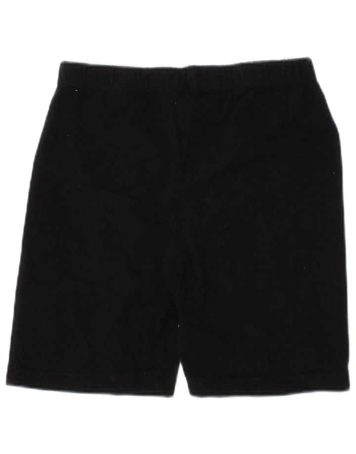 Pantaloni scurți sport grafic pentru fete DKNY 4-5 ani bumbac negru