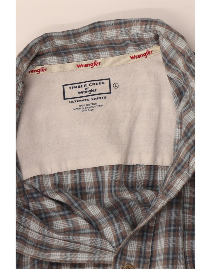 Cămașă pentru bărbați Wrangler, mare, gri din bumbac
