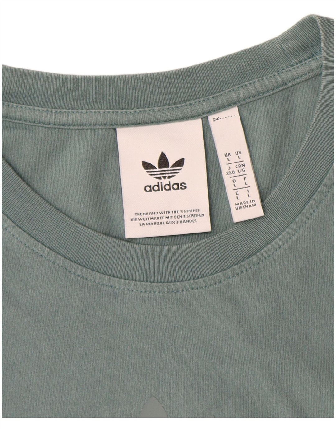 Tricou pentru bărbați Adidas Top mare, albastru, bumbac