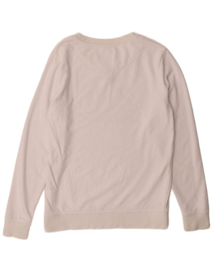 Hanorac grafic pentru bărbați KAPPA Pulover Bumbac alb mediu