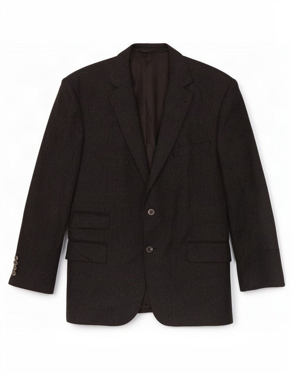 Jachetă Blazer pentru bărbați Lanificio Di Pray, cu 2 nasturi, UK 42 XL, gri Herringbone