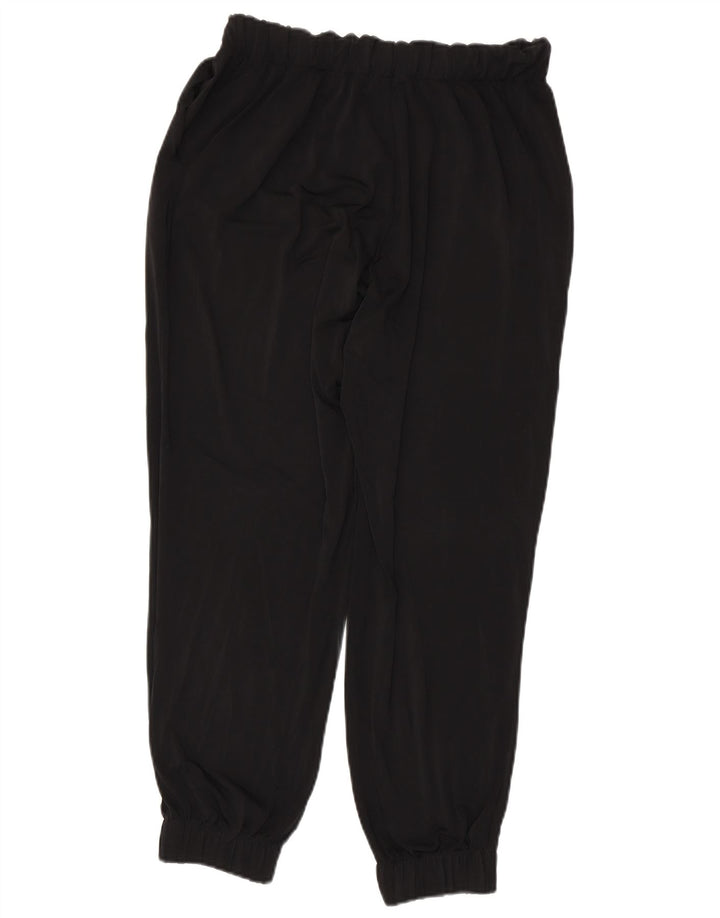 Pantaloni de trening ZARA Femei Joggeri UK 12 Medium Negru