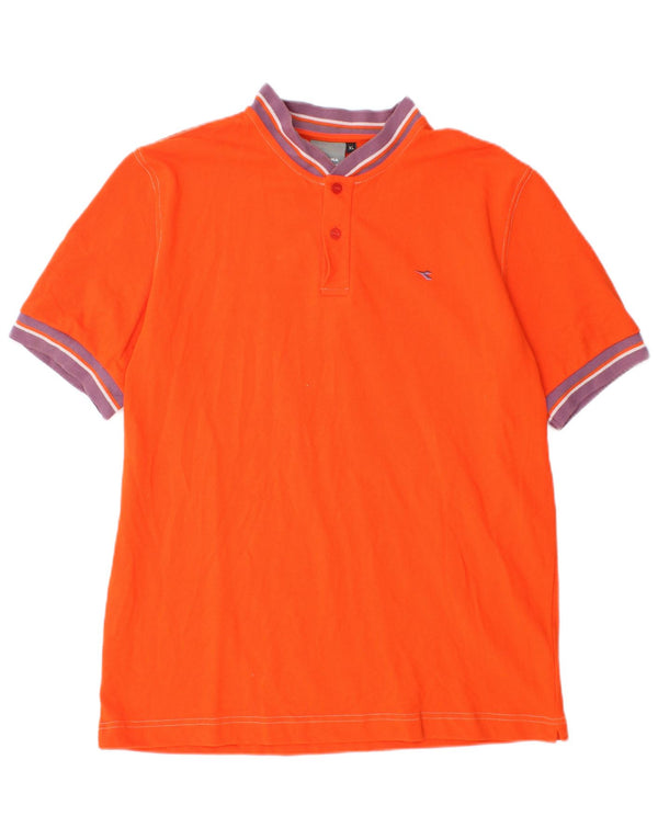 Tricou polo barbati Diadora XL bumbac portocaliu