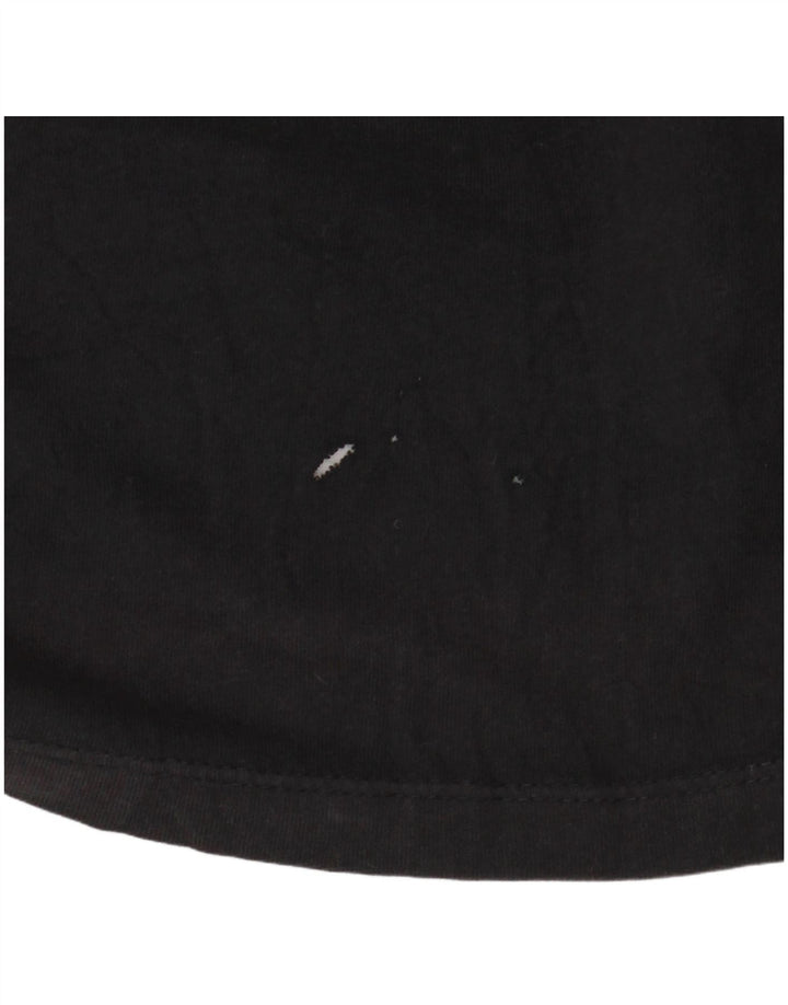 Tricou Superdry pentru bărbați Top mare din bumbac negru