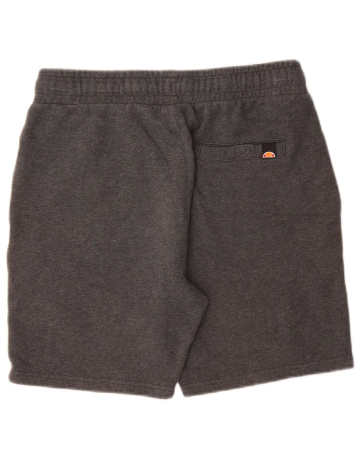 Pantaloni scurti sport grafic ELLESSE pentru bărbați, bumbac, gri mic