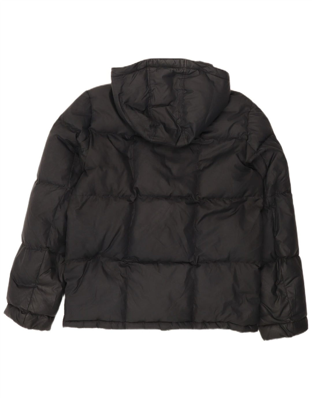 TOMMY HILFIGER Jachetă căptușită cu glugă pentru bărbați UK 42 XL Poliester negru