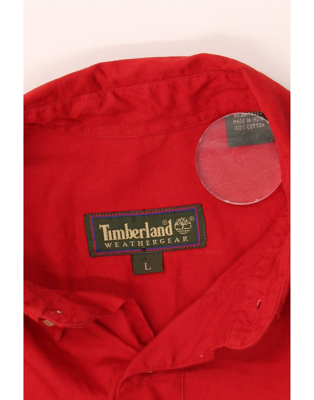 Cămașă pentru bărbați TIMBERLAND, mare, roșu, bumbac