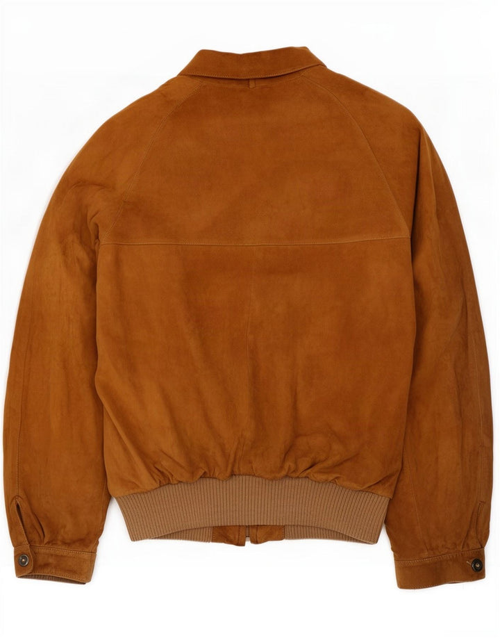 Vintage Womens Bomber Jacket IT 52 XL Brown