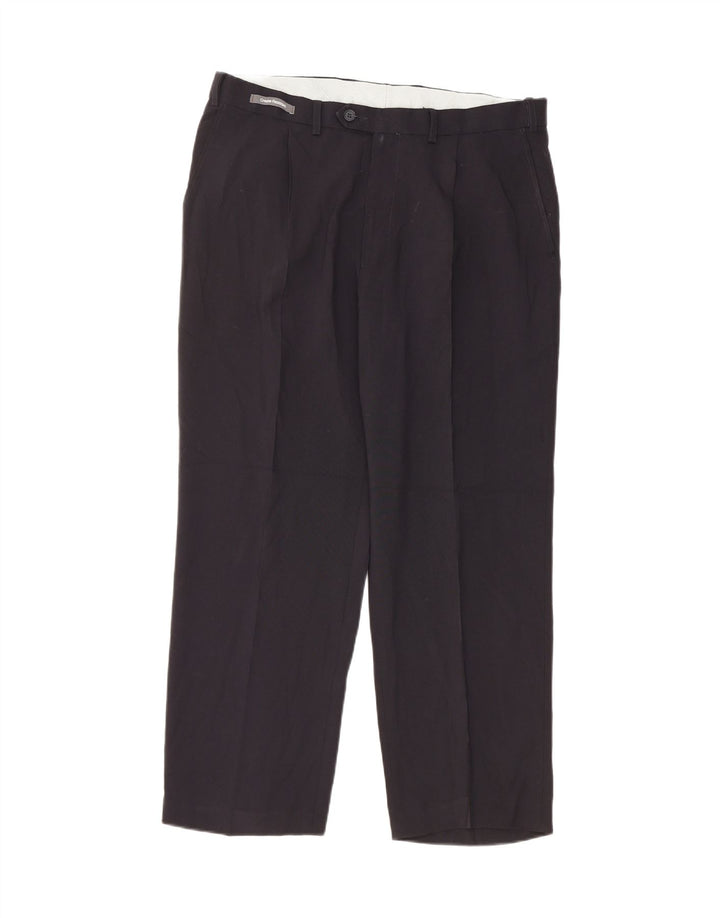 Pantaloni chino pentru bărbați Marks & Spencer pegged W36 L29 bleumarin clasic