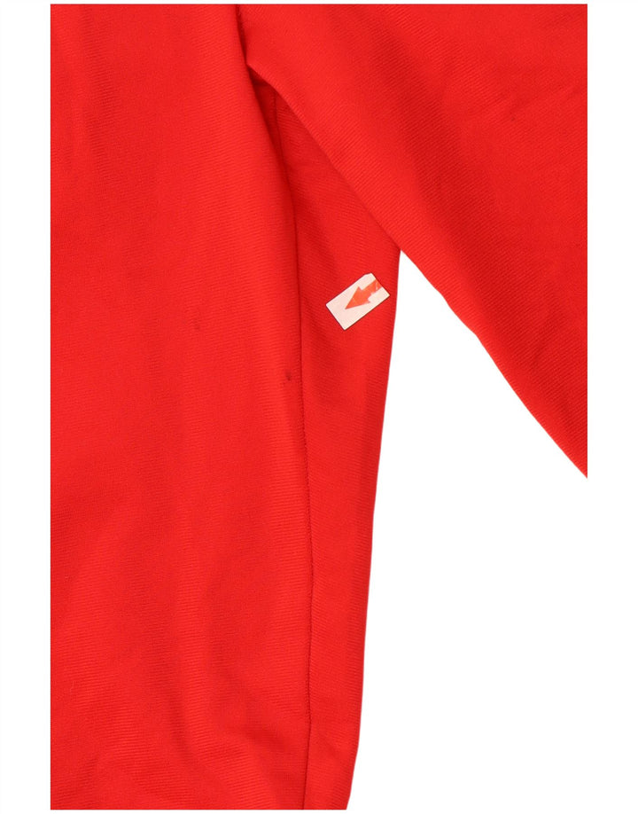 Pantaloni scurți de sport grafic Kappa pentru bărbați, roșu, poliester color bloc