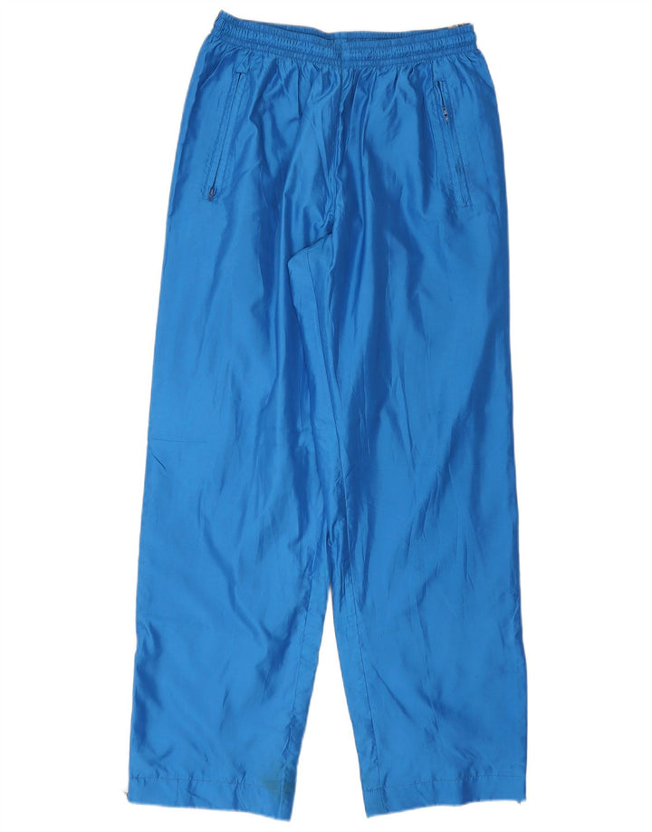 Pantaloni de trening grafic Asics pentru bărbați, albastru mediu, poliester color bloc
