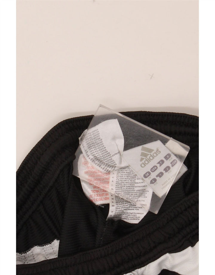 Pantaloni scurți sport ADIDAS pentru băieți 12-13 ani, negru, poliester color bloc