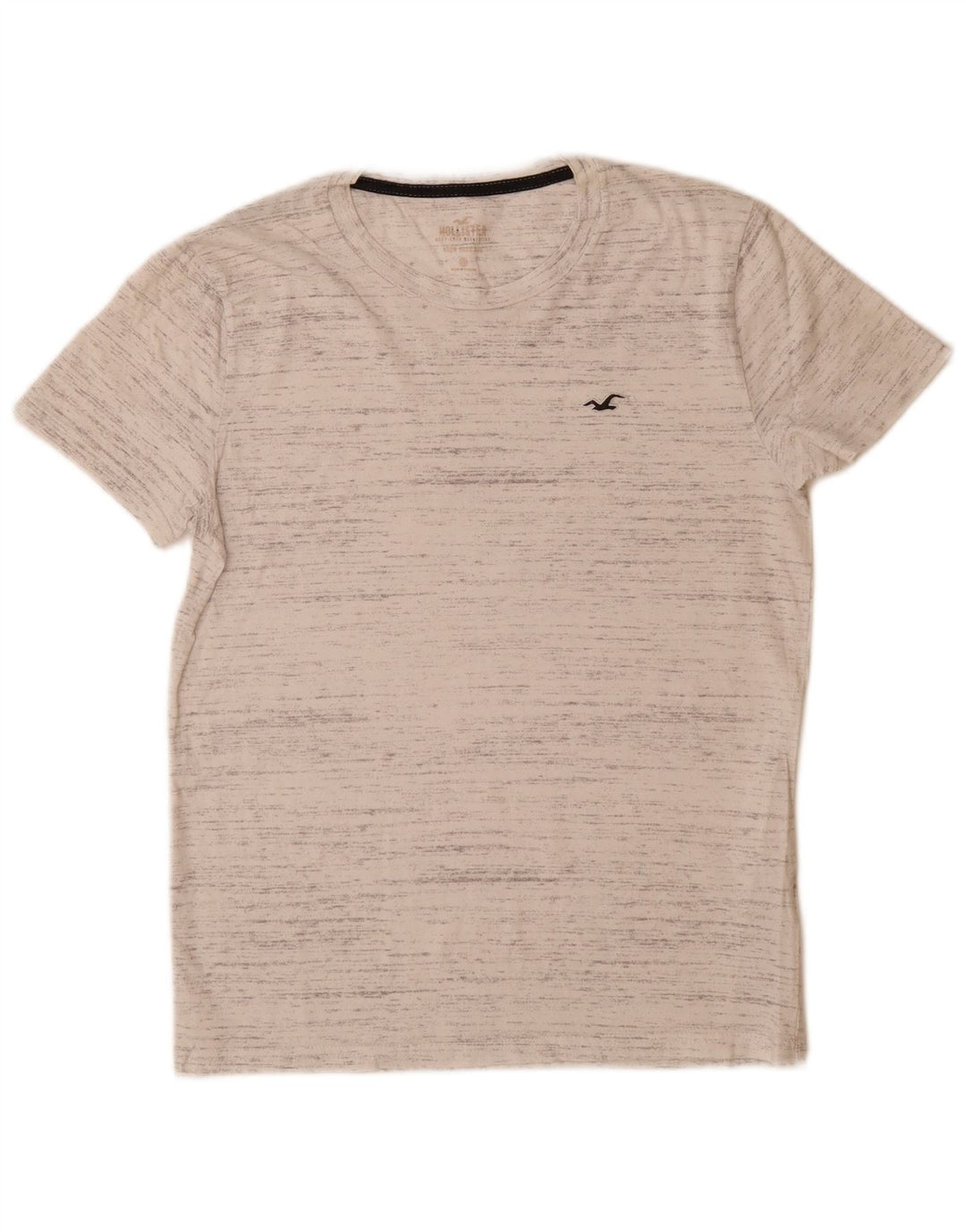 Tricou pentru bărbați HOLLISTER Top mic din bumbac alb pete