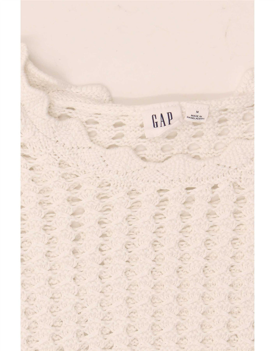 Bluză din croșetat pentru femei Gap UK 14 Medium White